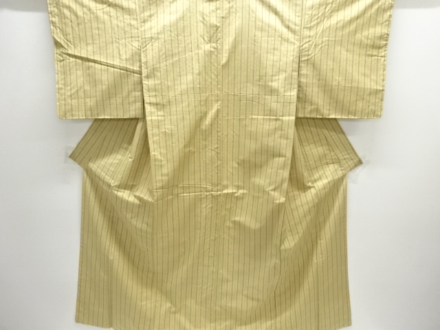 JAPANESE KIMONO / TSUMUGI / WOVEN STRIPE
